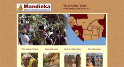 Desktop Screenshot of mandinkatours.com